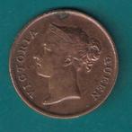 Straits Settlements, One Cent 1862 VF !, Verzenden, Losse munt