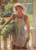 Schilderij Jules van de Leene (1887-1962)., Antiek en Kunst, Kunst | Schilderijen | Klassiek, Ophalen of Verzenden