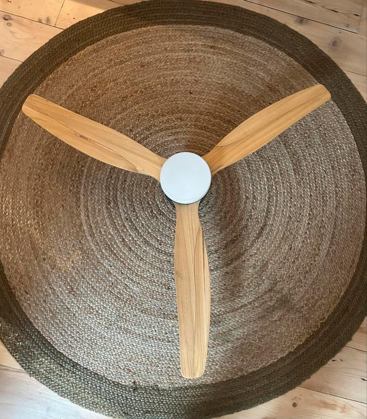 Create plafondventilator - Stijlvol en functioneel, Huis en Inrichting, Lampen | Hanglampen, Zo goed als nieuw, Minder dan 50 cm