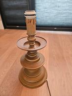 Zware klassieke tafellamp koper / brons, Huis en Inrichting, Lampen | Tafellampen, Gebruikt, Klassiek, Ophalen of Verzenden, Metaal