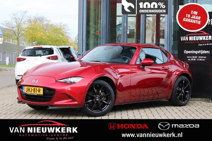 Mazda Mx-5 Rf 2.0 Skyactiv-G 184pk GT-M Carplay Bose Parkeer, Auto's, Mazda, Bedrijf, Te koop, MX-5 RF, ABS, Achteruitrijcamera