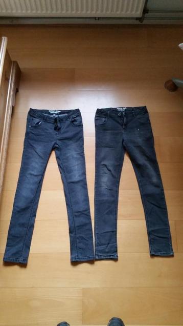 2 stuks Wibra original denim super soft jog slim jeans 164 beschikbaar voor biedingen