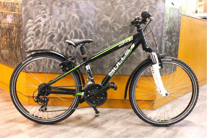 Gebruikte Bulls Tokee  jongens mountainbike 24, Fietsen en Brommers, Fietsen | Jongens, Gebruikt, 24 inch, Handrem, Versnellingen