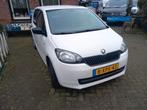 Skoda Citigo 1.0 T 44KW 2015 Wit, Auto's, Voorwielaandrijving, Euro 5, Stof, Zwart