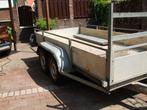 dubbelasser aanhangwagen, Ophalen, Gebruikt