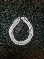 Vintage geslapen glas ketting, Sieraden, Tassen en Uiterlijk, Piercings, Ophalen of Verzenden, Zo goed als nieuw, Staal, Oor- of Traguspiercing