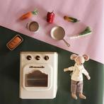 Toy mini oven with utensils, with light for maileg Barbie bl, Kinderen en Baby's, Speelgoed | Poppenhuizen, Ophalen of Verzenden