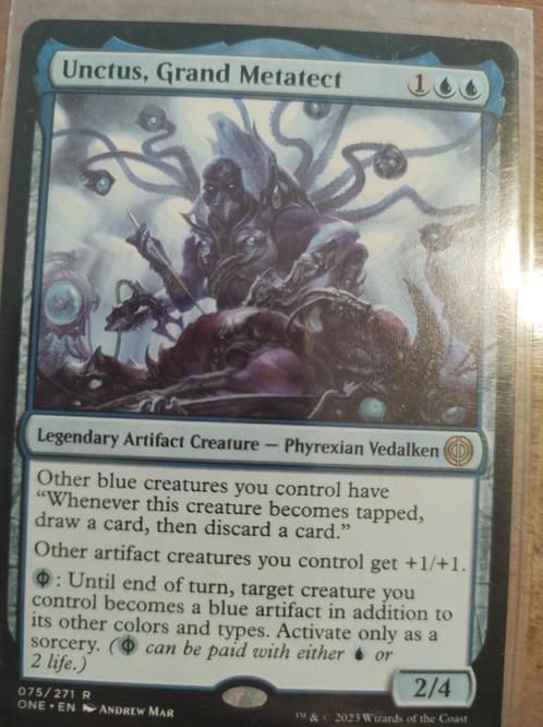 Unctus Grand Metatect edh deck, Hobby en Vrije tijd, Verzamelkaartspellen | Magic the Gathering, Zo goed als nieuw, Speeldeck