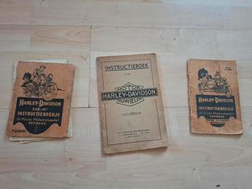 Originele Vooroorlogse Harley Davidson Boekjes beschikbaar voor biedingen