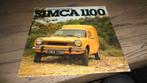 Folder  SIMCA 1100  BEDRIJFSWAGENS  ,  8-1978, Verzenden, Gelezen, Overige merken