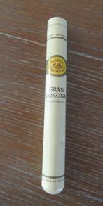 Gran Corona aluminium houder, Verzamelen, Rookartikelen, Aanstekers en Luciferdoosjes, Ophalen of Verzenden, Gebruikt, Tabaksdoos of Verpakking