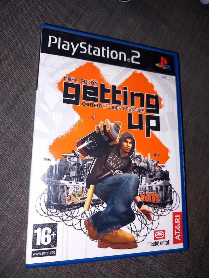 Marc Ecko's Getting Up PS2 - Compleet!, Spelcomputers en Games, Games | Sony PlayStation 2, Avontuur en Actie, 1 speler, Vanaf 16 jaar