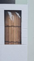 Bamboe rolgordijn 120 x 180 cm licht bruin, Huis en Inrichting, Stoffering | Gordijnen en Lamellen, Ophalen, 100 tot 150 cm, Bruin