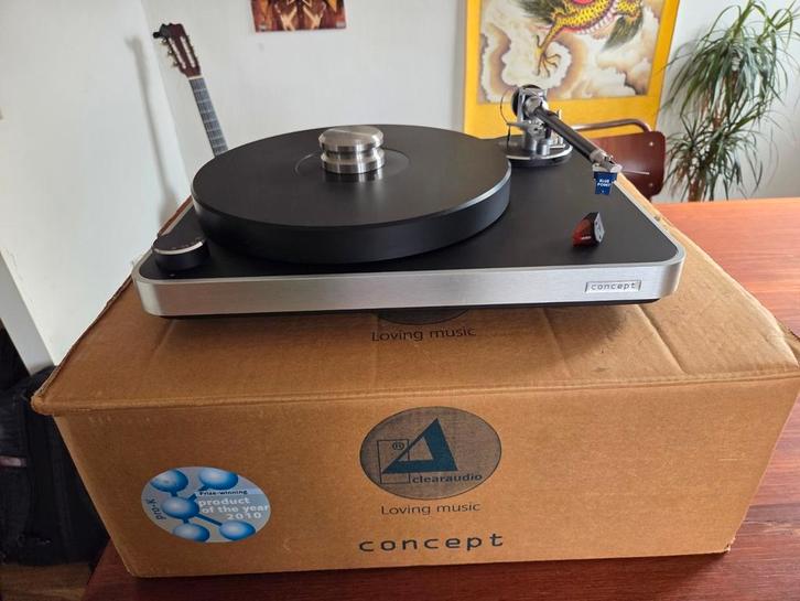 Clearaudio concept platenspeler lp speler met mm of Mc naald, Audio, Tv en Foto, Platenspelers, Zo goed als nieuw, Overige merken