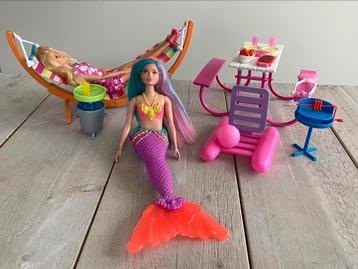 Barbie zeemeermin picknick party met accessoires  beschikbaar voor biedingen