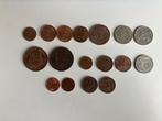 Guernsey 10 munten, Jersey 6, Man 4, 1945-1992, Ophalen of Verzenden, Overige landen, Losse munt
