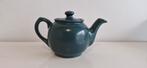 Groene theepot Saddler England - Aardewerk, Overige typen, Ophalen of Verzenden, Zo goed als nieuw, Effen