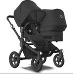 Bugaboo Donkey 5 Duo Midnight black (nieuw in doos), Kinderen en Baby's, Kinderwagens en Combinaties, Nieuw, Bugaboo, Verstelbare duwstang