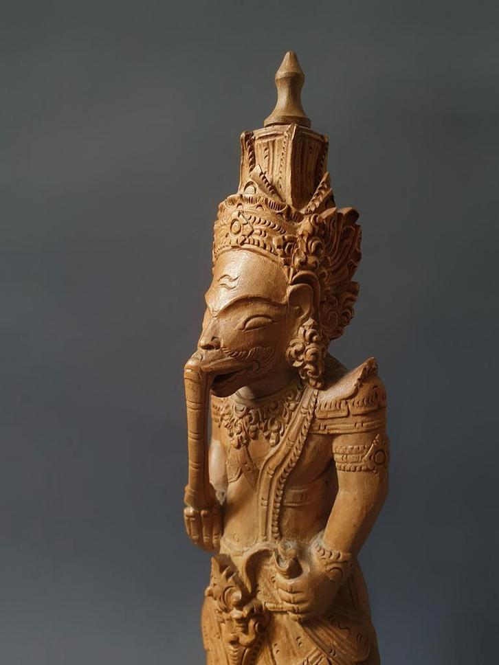 Ganesh Ganesha Bali Indonesie beeld, Antiek en Kunst, Kunst | Beelden en Houtsnijwerken, Ophalen of Verzenden