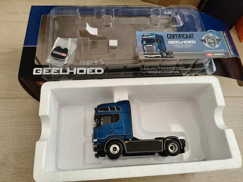 Wsi Scania Geelhoed, Hobby en Vrije tijd, Modelauto's | 1:50, Zo goed als nieuw, Bus of Vrachtwagen, Wsi, Ophalen of Verzenden