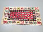 Vintage Kelim Bohemien Vloer / Wandkleed '60 Handmade, N, Vintage, 200 cm of meer, N