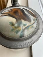Bierpul met hond op deksel - 17 cm, Antiek en Kunst, Ophalen of Verzenden