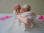 2 popjes mattel 1994 China met kinderwagen enz, Ophalen of Verzenden, Gebruikt, Pop