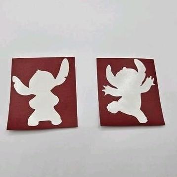 Glitter tattoo schmink verf sjabloon (oa stitch, pokemon) beschikbaar voor biedingen