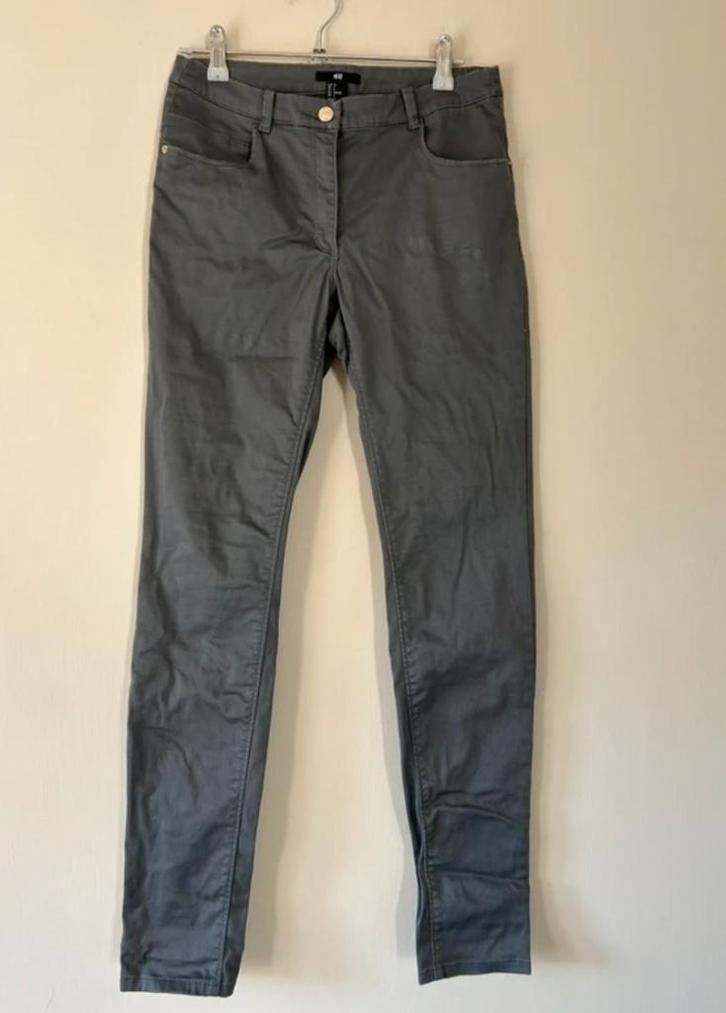 Grijze skinny jeans broek maat S, Kleding | Dames, Broeken en Pantalons, Zo goed als nieuw, Maat 36 (S), Grijs, Lang, Verzenden