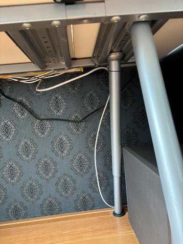 Wit Ikea Galant hoek bureau - afbeelding 9