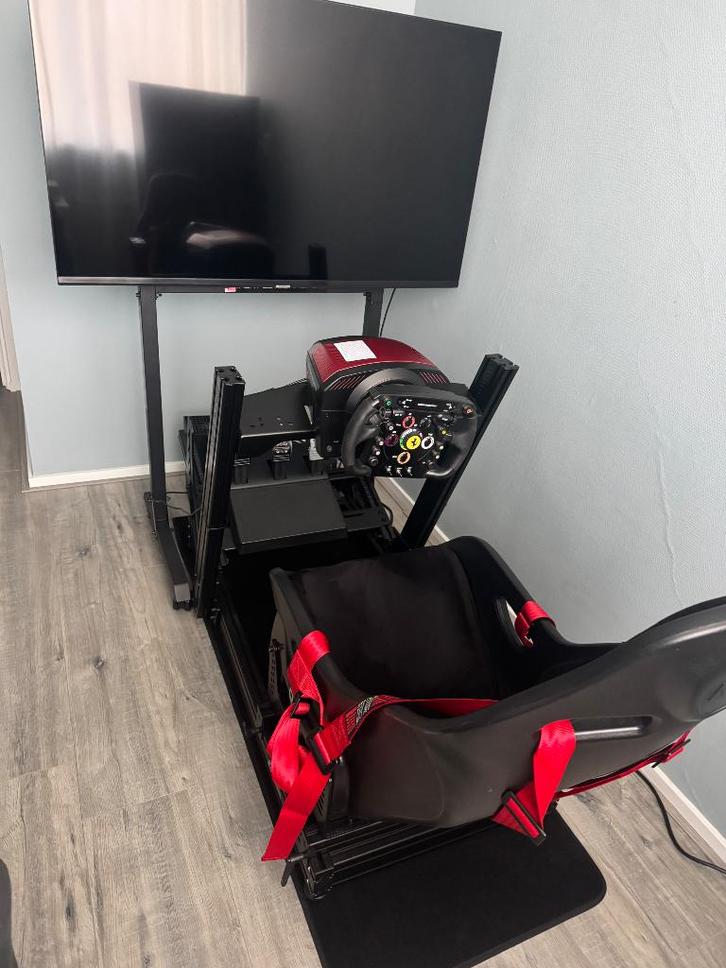 Complete Next Level Racing  + Thrustmaster Sim Racing Set, Computers en Software, Joysticks, Zo goed als nieuw, Ophalen