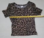 Leuk shirt S Zwart/beige met stretch/rek, H&M, Zwart, Ophalen of Verzenden, Zo goed als nieuw