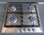 Miele KM 360 G gaskookplaat met elektrische vonk-ontsteking, Witgoed en Apparatuur, Kookplaten, Ophalen, Gebruikt, 4 kookzones