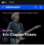 Tickets voor Eric Clapton 24-4-26 Ziggo Dome • Ophalen mag!, Tickets en Kaartjes, Concerten | Overige, Drie personen of meer, April