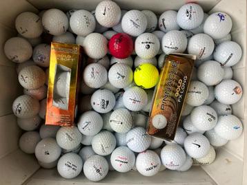 100 golfballen, ook beter merken, incl. verzenden in NL