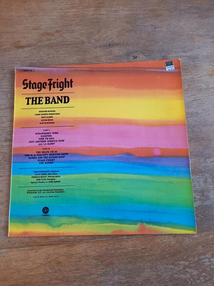 The Band - Stage Fright LP, Cd's en Dvd's, Vinyl | Overige Vinyl, Gebruikt, 12 inch, Ophalen of Verzenden