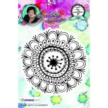 OPRUIMING! Cling Stamp  Flower Art By Marlene nr.05 beschikbaar voor biedingen