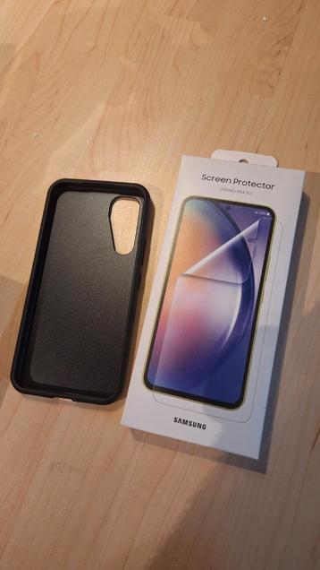 Samsung Galaxy A54 5G Hoesje + Screen Protector beschikbaar voor biedingen
