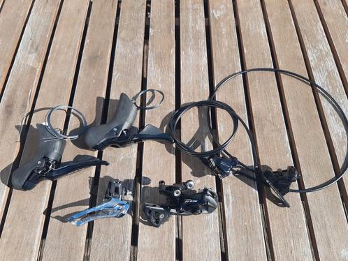 Shimano 105 groepset (R7000/R7100) 2x11 speed, Fietsen en Brommers, Fietsonderdelen, Zo goed als nieuw, Racefiets, Ophalen of Verzenden