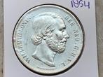 Zilveren rijksdaalder 1854 willem 3, Ophalen of Verzenden, Koning Willem III, 2½ gulden