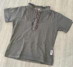 Lief antraciet kleurig shirtje polo met roezeltje , maat 140, Ophalen, Gebruikt, Meisje, Shirt of Longsleeve