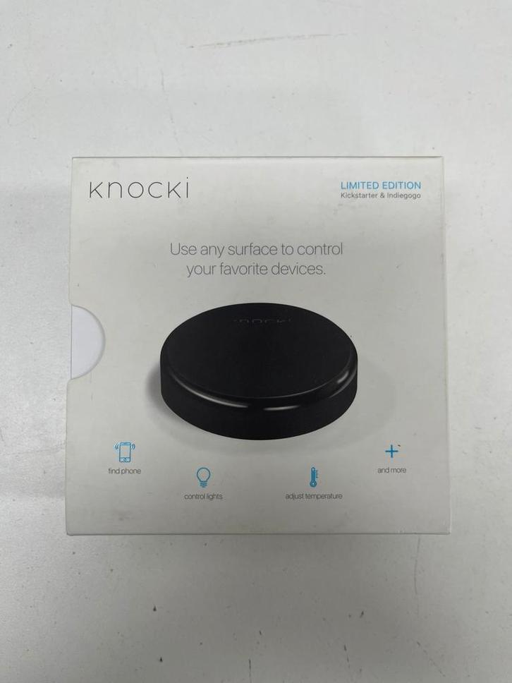 Knocki – Slimme Oppervlaktecontroller (Limited Edition), Audio, Tv en Foto, Afstandsbedieningen, Nieuw, Origineel, Dvd, Game console