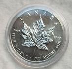 Canada Maple Leaf 1989 Zilver 1oz, Verzenden, Midden-Amerika, Losse munt, Zilver