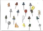 Speldjes :  Speldjes van TV Sterren uit de 60e jaren, Verzamelen, Speldjes, Pins en Buttons, Verzenden, Gebruikt, Figuurtje, Speldje of Pin