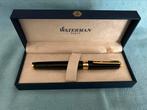 Waterman Exception Vulpen Zwart Laque met Vergulde Accenten, Met doosje, Ophalen of Verzenden, Zo goed als nieuw, Vulpen