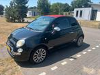 Fiat 500C 1.4 16V 2009 Zwart, Auto's, Fiat, 4 cilinders, 100 pk, Zwart, Handgeschakeld