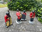 Jazz Band Beeldjes - Set van 4, Ophalen of Verzenden, Zo goed als nieuw, Mens