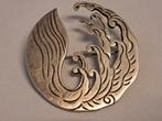 Sterling zilveren broche handgemaakt, Sieraden, Tassen en Uiterlijk, Broches, 4 tot 7 cm, Ophalen of Verzenden, Zo goed als nieuw