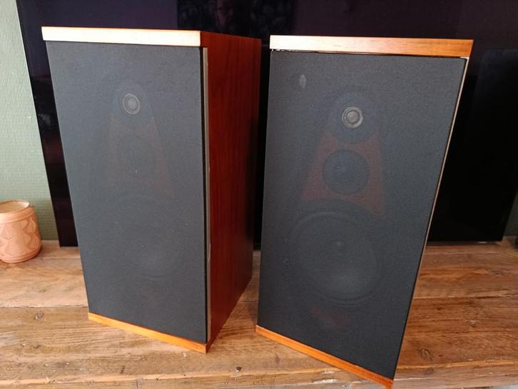 B&W DM-4 Luidsprekers - Klassiek Geluid!, Audio, Tv en Foto, Luidsprekers, Gebruikt, Front, Rear of Stereo speakers, Minder dan 60 watt