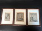 Gravures 3 stuks, Antiek en Kunst, Ophalen of Verzenden